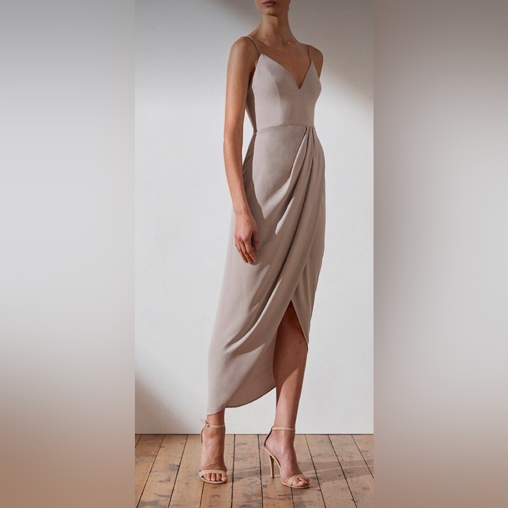Shona Joy Cocktail Draped Dress NWT